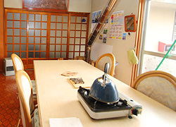 Communal dining room